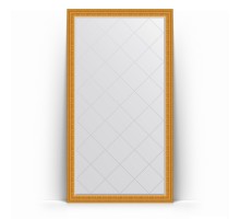 Зеркало с гравировкой в багетной раме Evoform Exclusive-G Floor BY 6349 110 x 199 см, сусальное золото