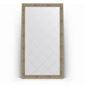 Зеркало с гравировкой в багетной раме Evoform Exclusive-G Floor BY 6353 110 x 200 см, виньетка античное серебро