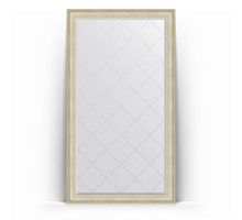 Зеркало с гравировкой в багетной раме Evoform Exclusive-G Floor BY 6363 113 x 203 см, травленое серебро