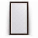 Зеркало с гравировкой в багетной раме Evoform Exclusive-G Floor BY 6370 114 x 204 см, темный прованс
