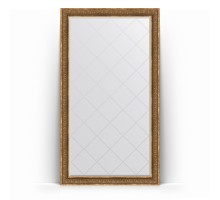 Зеркало с гравировкой в багетной раме Evoform Exclusive-G Floor BY 6371 114 x 204 см, вензель бронзовый