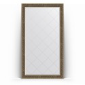 Зеркало с гравировкой в багетной раме Evoform Exclusive-G Floor BY 6372 114 x 204 см, вензель серебряный