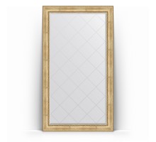 Зеркало с гравировкой в багетной раме Evoform Exclusive-G Floor BY 6378, 117 x 207 см, состаренное серебро с орнаментом
