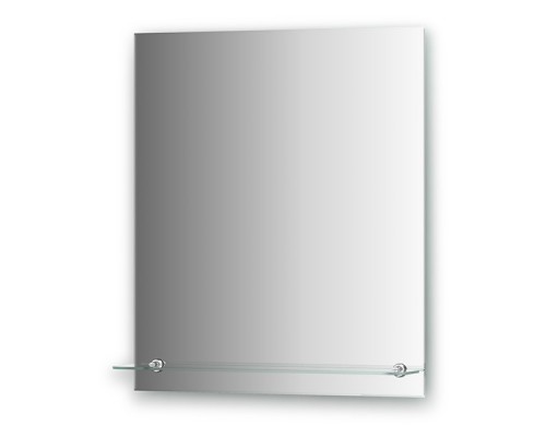 Зеркало с полочкой Evoform ATTRACTIVE BY 0505, с фацетом 5 мм, 60 x 70 см