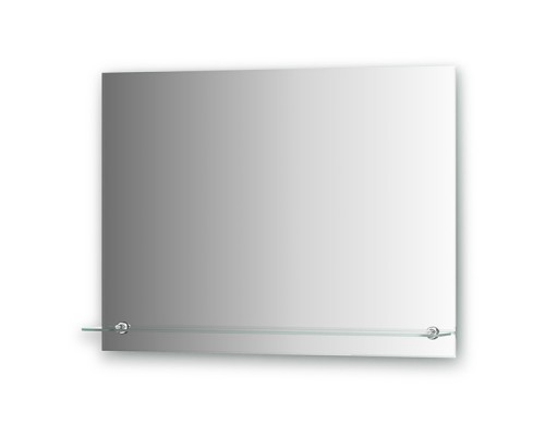 Зеркало с полочкой Evoform ATTRACTIVE, BY 0516, с фацетом 5 мм, 80 x 60 см