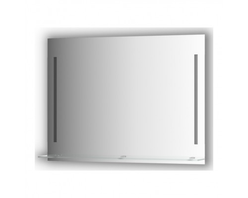 Зеркало с полочкой и LED-светильником Evoform Ledline-S BY 2166 100х75 см