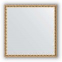 Зеркало в багетной раме Evoform Definite BY 0606 58 x 58 см, витое золото