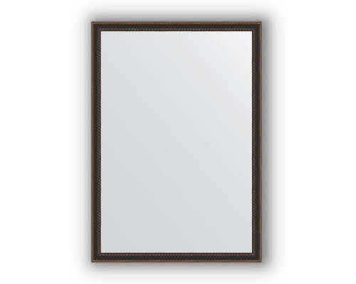 Зеркало в багетной раме Evoform Definite BY 0624 48 x 68 см, витой махагон