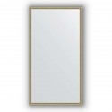 Зеркало в багетной раме Evoform Definite BY 0725 58 x 108 см, витое серебро