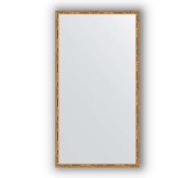 Зеркало в багетной раме Evoform Definite BY 0729 57 x 107 см, золотой бамбук