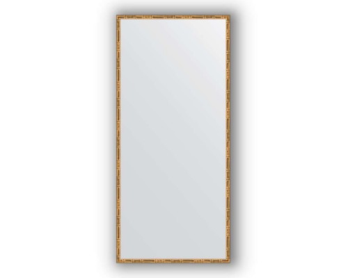 Зеркало в багетной раме Evoform Definite BY 0763 67 x 147 см, золотой бамбук