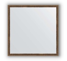 Зеркало в багетной раме Evoform Definite BY 0772 58 x 58 см, витая бронза