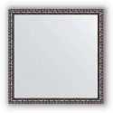 Зеркало в багетной раме Evoform Definite BY 0773 60 x 60 см, черненное серебро