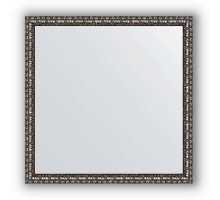 Зеркало в багетной раме Evoform Definite BY 0773 60 x 60 см, черненное серебро