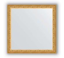 Зеркало в багетной раме Evoform Definite BY 0778 62 x 62 см, сусальное золото