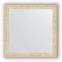 Зеркало в багетной раме Evoform Definite BY 0780 63 x 63 см, слоновая кость
