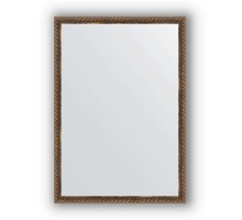 Зеркало в багетной раме Evoform Definite BY 0787 48 x 68 см, витая бронза