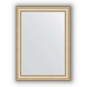 Зеркало в багетной раме Evoform Definite BY 0797 55 x 75 см, золотые бусы на серебре