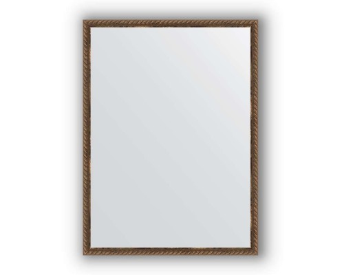 Зеркало в багетной раме Evoform Definite BY 1002 58 x 78 см, витая бронза