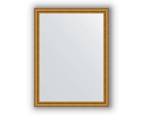 Зеркало в багетной раме Evoform Definite BY 1007 62 x 82 см, бусы золотые