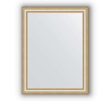 Зеркало в багетной раме Evoform Definite BY 1012 65 x 85 см, золотые бусы на серебре