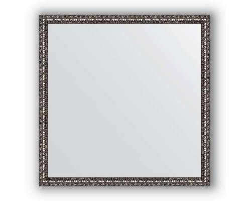 Зеркало в багетной раме Evoform Definite BY 1018 70 x 70 см, черненое серебро
