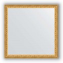 Зеркало в багетной раме Evoform Definite BY 1023 72 x 72 см, сусальное золото