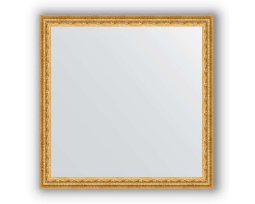 Зеркало в багетной раме Evoform Definite BY 1023 72 x 72 см, сусальное золото