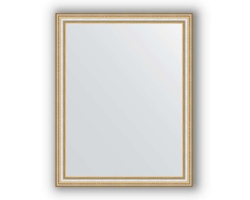 Зеркало в багетной раме Evoform Definite BY 1042 75 x 95 см, золотые бусы на серебре