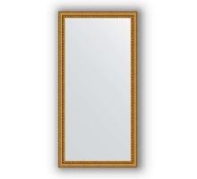 Зеркало в багетной раме Evoform Definite BY 1052 52 x 102 см, бусы золотые