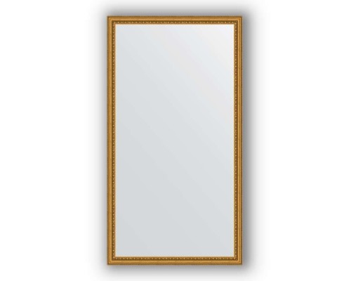 Зеркало в багетной раме Evoform Definite BY 1097 72 x 132 см, бусы золотые