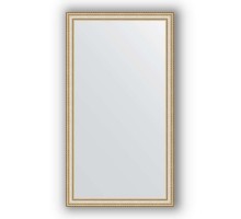 Зеркало в багетной раме Evoform Definite BY 1102 75 x 135 см, золотые бусы на серебре