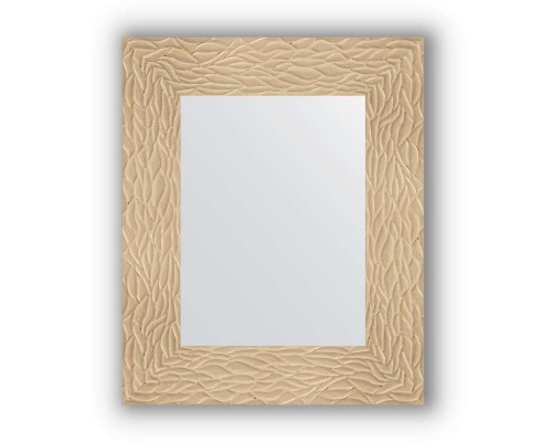 Зеркало в багетной раме Evoform Definite BY 3021 46 x 56 см, золотые дюны