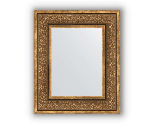 Зеркало в багетной раме Evoform Definite BY 3031 49 x 59 см, вензель бронзовый