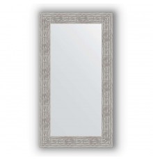 Зеркало в багетной раме Evoform Definite BY 3089 60 x 110 см, волна хром