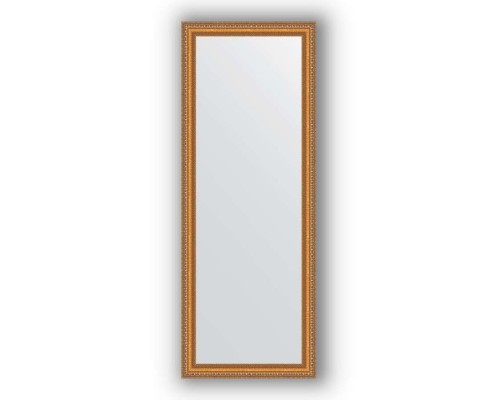 Зеркало в багетной раме Evoform Definite BY 3106 55 x 145 см, золотые бусы на бронзе