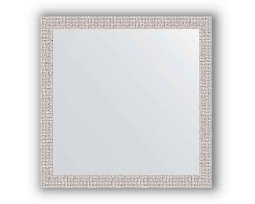 Зеркало в багетной раме Evoform Definite BY 3132 61 x 61 см, мозаика хром