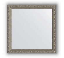 Зеркало в багетной раме Evoform Definite BY 3136 64 x 64 см, виньетка состаренное серебро