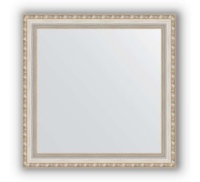 Зеркало в багетной раме Evoform Definite BY 3142 65 x 65 см, версаль серебро