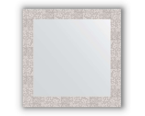 Зеркало в багетной раме Evoform Definite BY 3147 66 x 66 см, соты алюминий