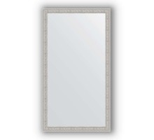 Зеркало в багетной раме Evoform Definite BY 3198 61 x 111 см, волна алюминий