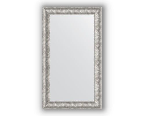 Зеркало в багетной раме Evoform Definite BY 3217 70 x 120 см, волна хром