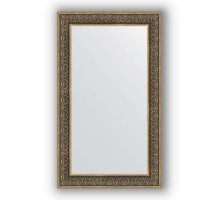 Зеркало в багетной раме Evoform Definite BY 3224 73 x 123 см, вензель серебряный
