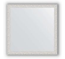Зеркало в багетной раме Evoform Definite BY 3226 71 x 71 см, чеканка белая