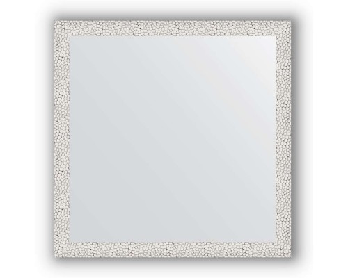 Зеркало в багетной раме Evoform Definite BY 3226 71 x 71 см, чеканка белая