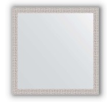Зеркало в багетной раме Evoform Definite BY 3228 71 x 71 см, мозаика хром