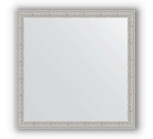 Зеркало в багетной раме Evoform Definite BY 3230 71 x 71 см, волна алюминий