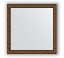 Зеркало в багетной раме Evoform Definite BY 3233 74 x 74 см, виньетка состаренная бронза