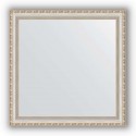 Зеркало в багетной раме Evoform Definite BY 3238 75 x 75 см, версаль серебро