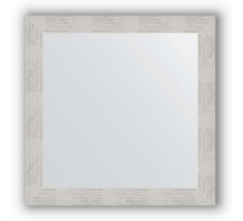 Зеркало в багетной раме Evoform Definite BY 3240 76 x 76 см, серебряный дождь